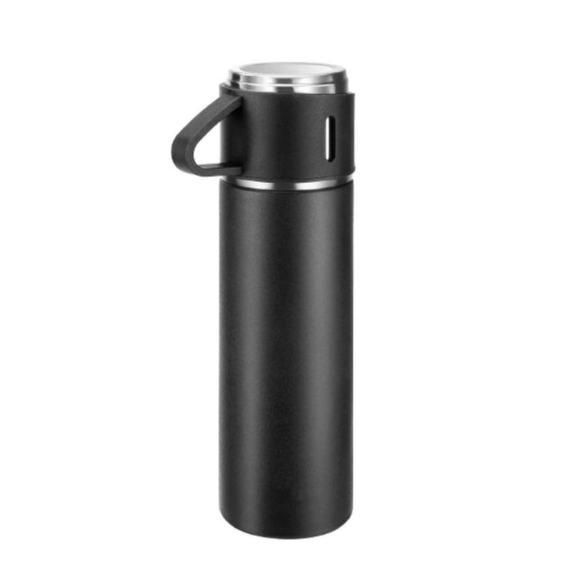 Vaso Térmico Acero Inoxidable 304 Doble Vaso Negro