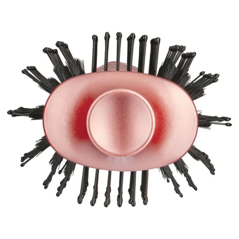Cepillo Eléctrico Barril Secador Voluminizador Keratina Ceramica Color Rosa