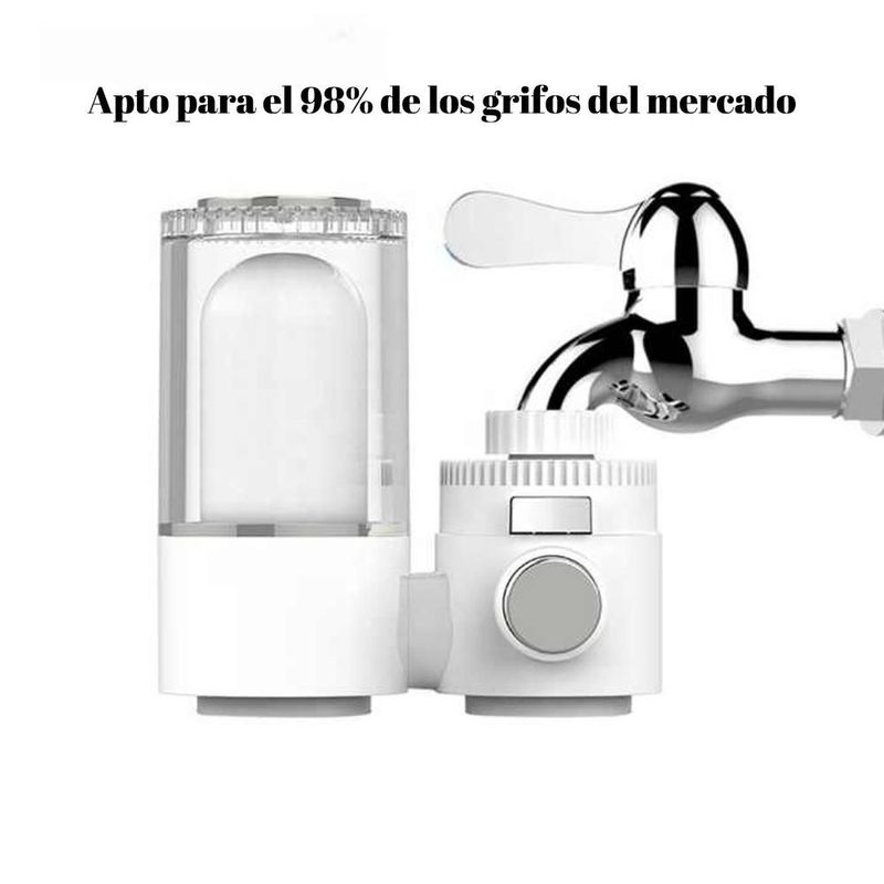 Filtro de Grifo con Cartucho de Cerámica para Agua Potable,Purificador para Cocina,Ideal para Uso Doméstico y Agua Directa.HOGAWAY