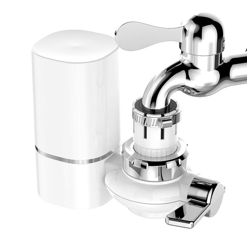 Filtro de Agua para Grifo de Uso Doméstico,Purificador de Agua Potable,Ideal para Cocina, Baño y Agua Corriente.BLANCO.HOGAWAY