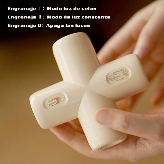 Lámpara de Mesa con Efecto de Fogata,Luz de Ambiente Decorativa para Dormitorio,Adorno de Escritorio con Atmósfera Acogedora.HOGAWAY