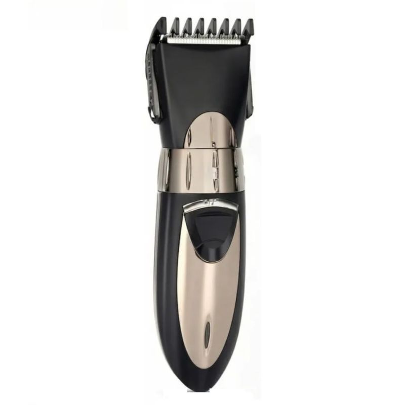Rasuradora Eléctrica para Hombre, Máquina Cortar Cabello y Vello Corporal con Cuchilla Segura Anti-Cortes Color Negro