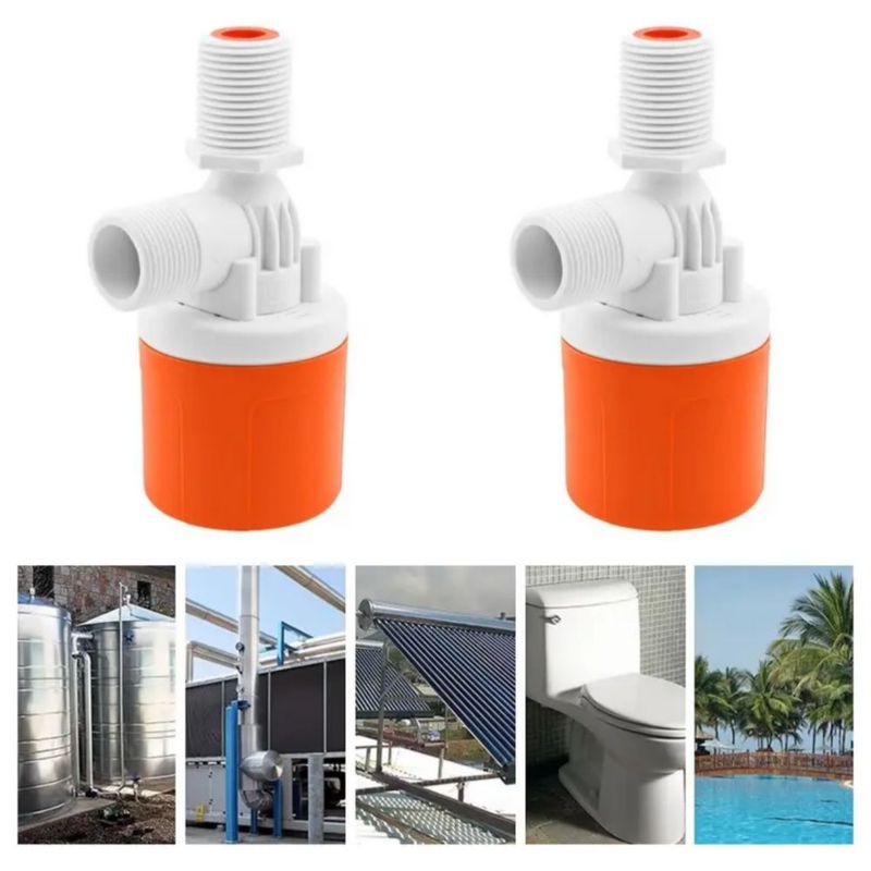 2 Pzs Flotador Compacto Para Tinaco, Color Naranja