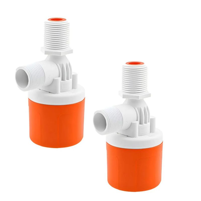 2 Pzs Flotador Compacto Para Tinaco, Color Naranja