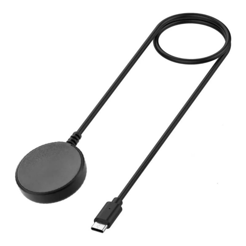 Type C Cargador Para Samsung Galaxy Watch 8 7 6 5 4 Ultra Fe Color Negro