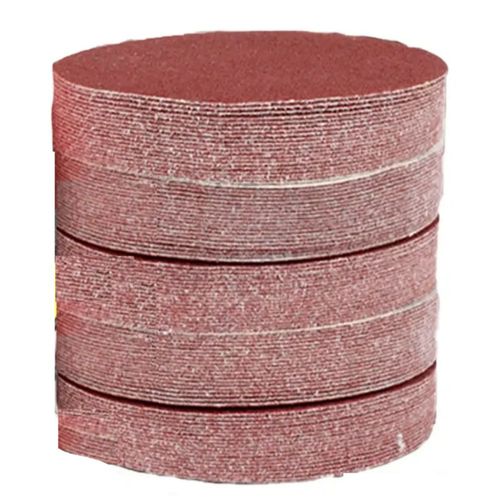 100pzs Discos De Lija Taladro Esmeril Adaptador 4 Pulgada, Color Rojo