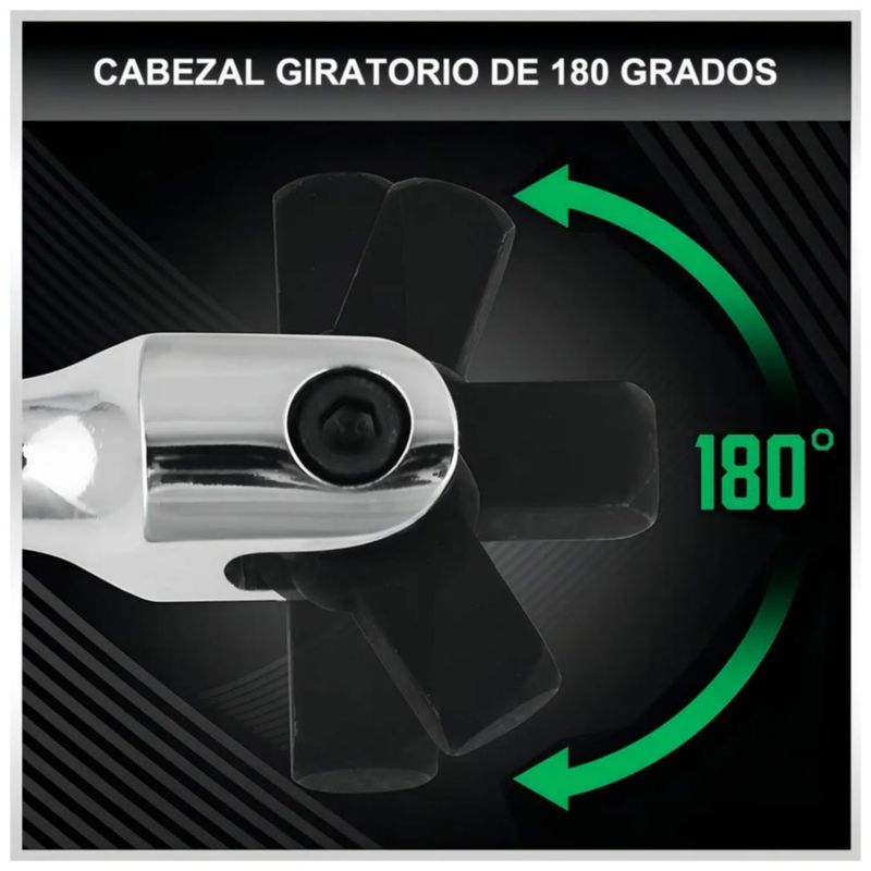 Juego Combinadas para Mantenimiento y Reparación 1/2 3/8 Y 1/4, Color Plateado