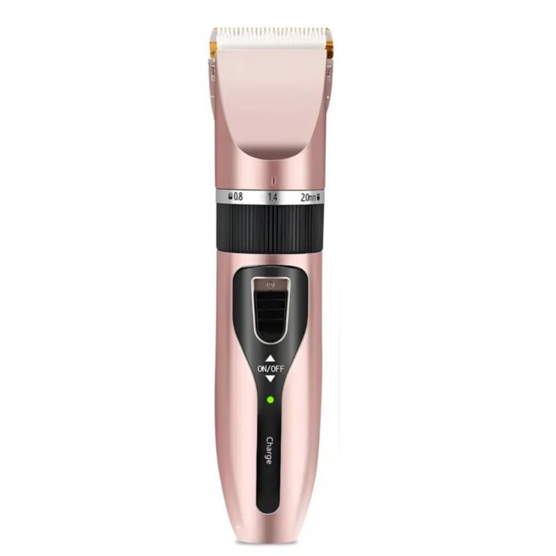 Eléctrico Clipper Para Perros Y Gatos De Cuchillo De Pies, Color Rosa