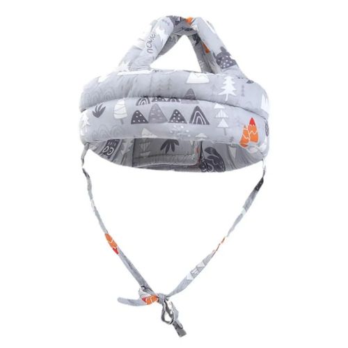 Gorro Protección Caídas Cascos Para Bebés, Color Gris