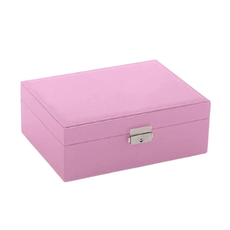 Alhajero Joyero Estuche Organizador, Color Rosa