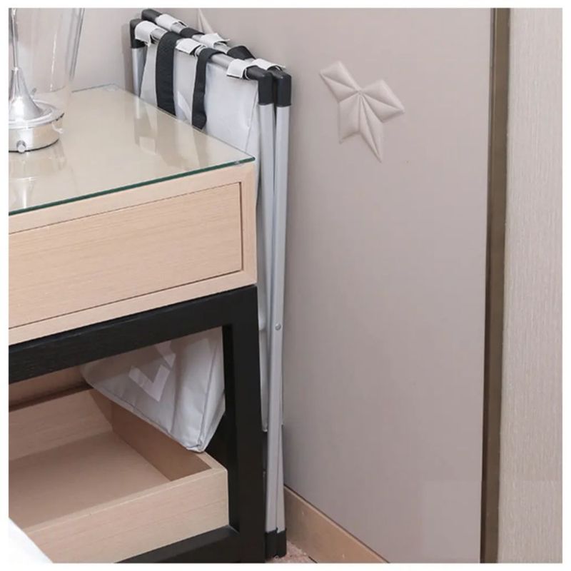 Cesto Ropa Sucia, Grande Con 3 Secciones, Color gris negro blanco