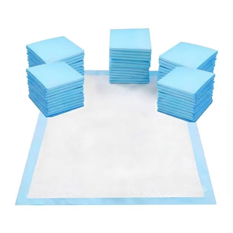 50 Pañales Tapete Entrenador Para Perro Almohadillas 60x45cm, Color Azul
