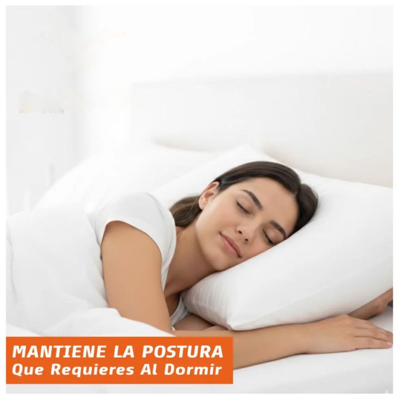 Almohadas 2 Pack Estándar Microfibra Media, Color Blanco
