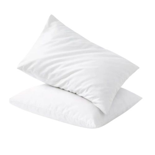 Almohadas 2 Pack Estándar Microfibra Media, Color Blanco
