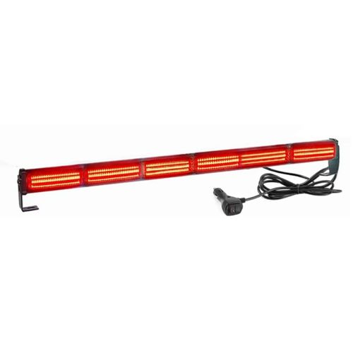 Barra Torreta Estrobo Código Leds Cob Policía 35 Pulgadas de 60w, Color Rojo