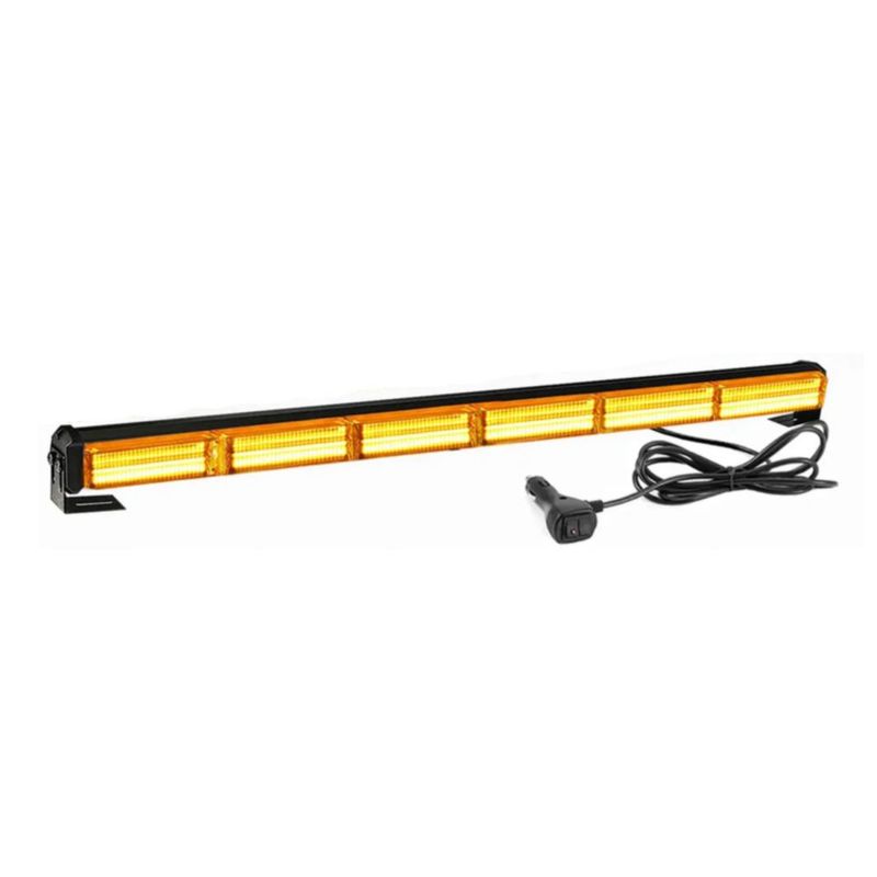 Barra Torreta Estrobo Leds Cob Policía 35 Pulgadas 60w, Color Amarillo