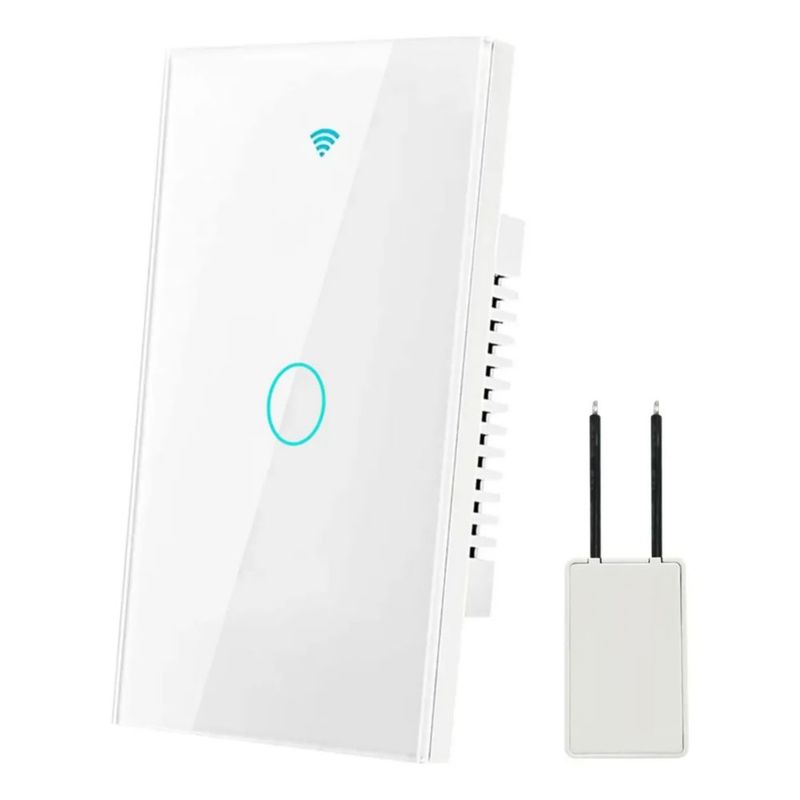 Interruptor Inteligente Wi-fi De 2 Vías Blanco Sin Neutro, Color Blanco