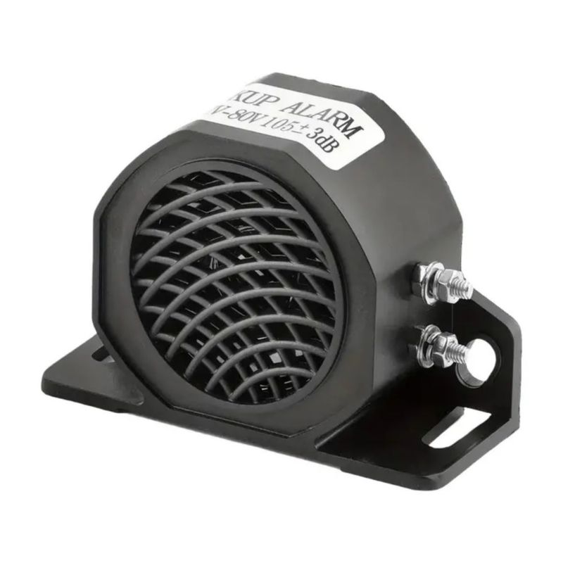 Alarma Reversa Hella Equipo Pesado Uso Rudo Tráiler, Camión Color Negro
