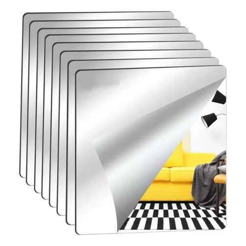 Espejos Decorativos Para Pared Adhesivo Acrílico Instillable 8pz