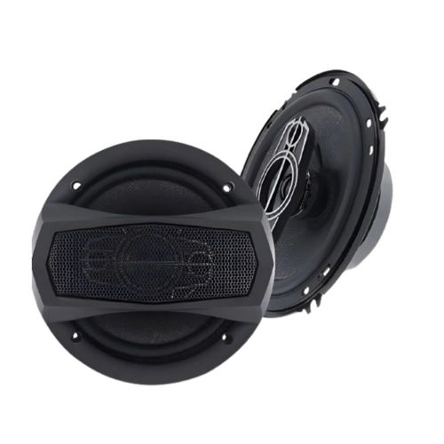 Juego De Bocinas Para Carros 4-way 6 Alta Sensibilidad 350w, Color Negro