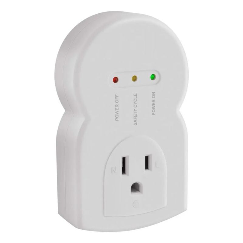 Protector Voltaje Refrigerador Lavadora 3600w  Color Blanco