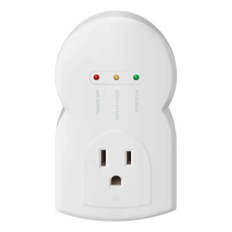 Protector Voltaje Refrigerador Lavadora 3600w  Color Blanco