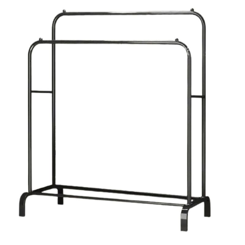 Perchero Armable Metálicos De Piso Organizador Ropa Color Negro