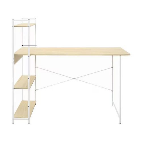 Oficina Minimalista Escritorio Mesa Para Computadora Color Beige