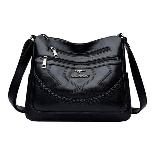 Bolso Bandolera Para Mujer Cruzada Color Negro