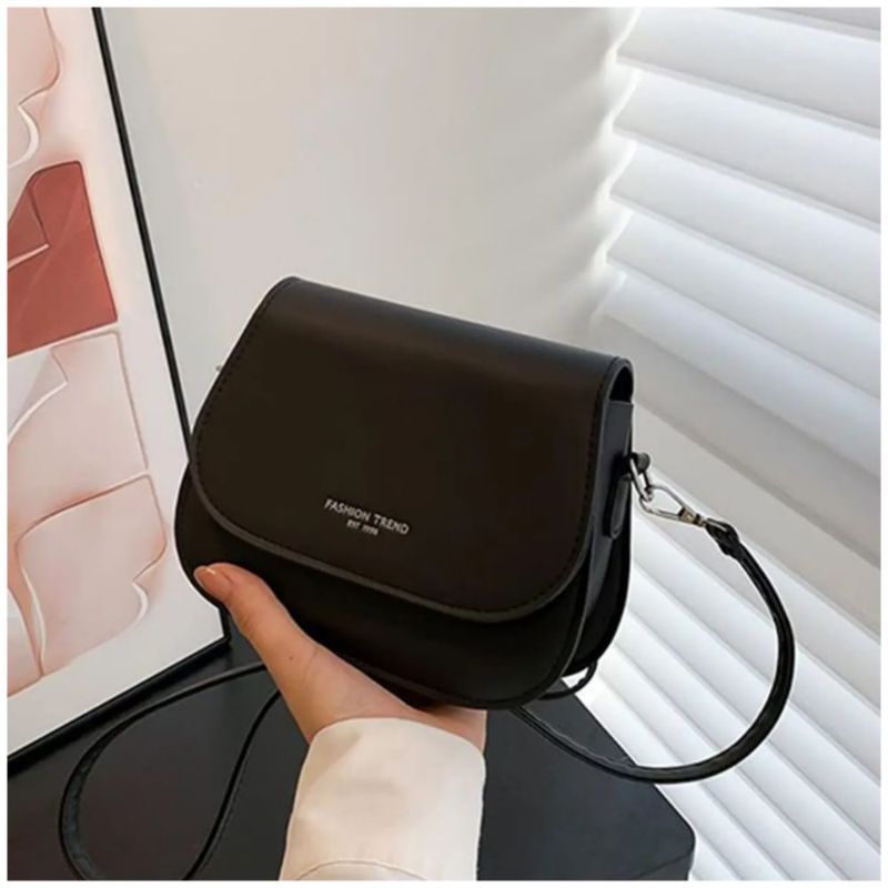 Bolsa mini Bandolera de Cuero para Mujer Color Negro