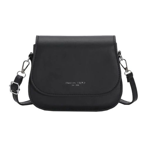 Bolsa mini Bandolera de Cuero para Mujer Color Negro