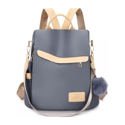 Mochila para Mujer Impermeable Anti-robo Color Gris