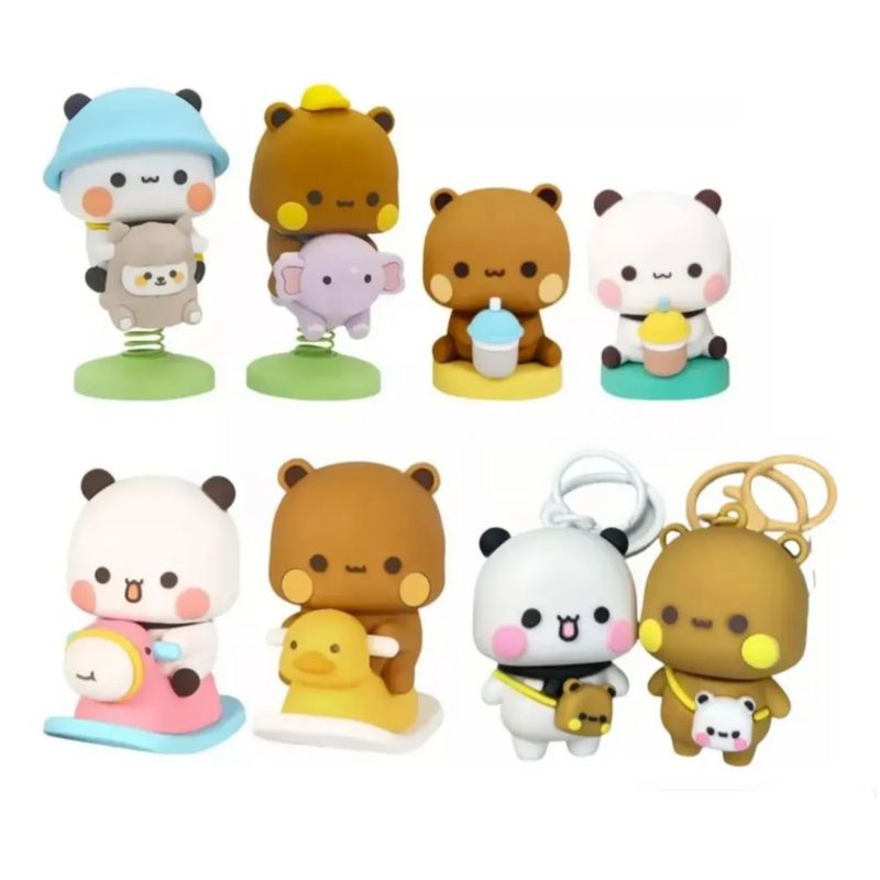 8 Pzs Osos De Peluche para niños  Multicolor