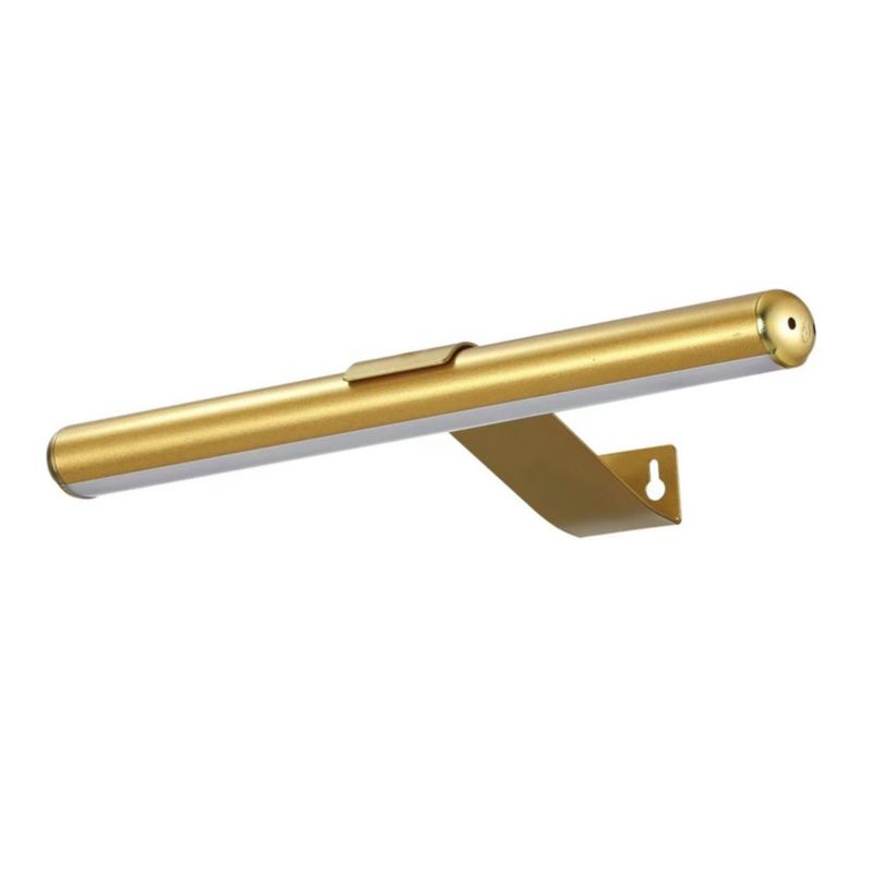 Lámpara Inalámbrica Led, De Pared, A Control Remoto Color Dorado