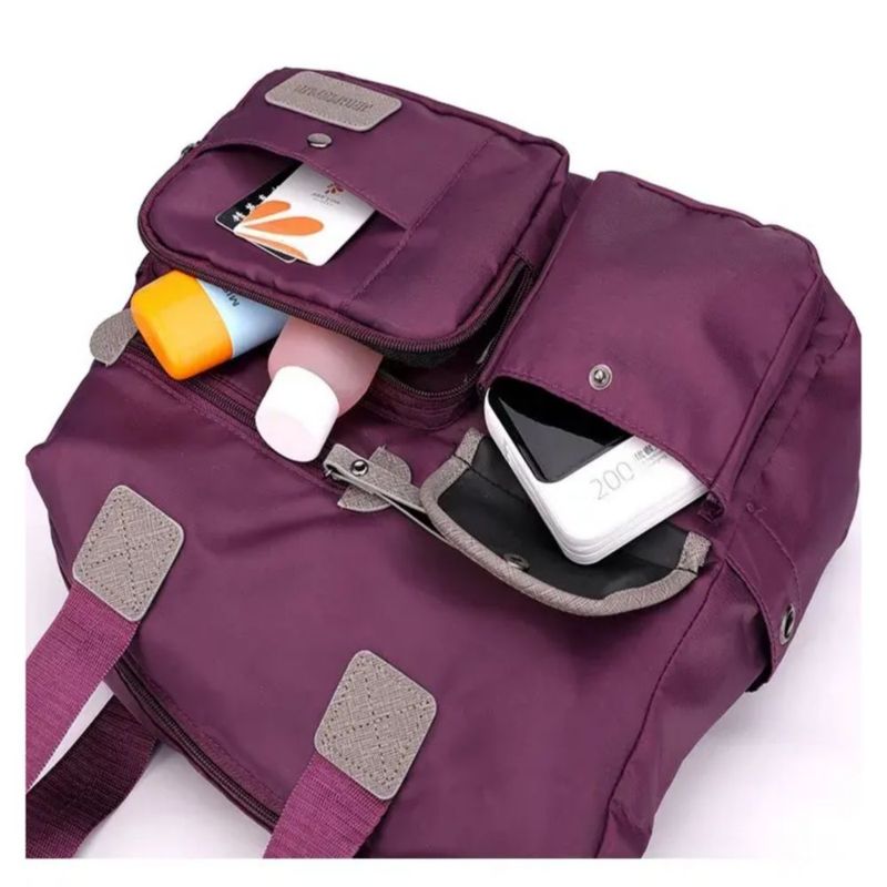 Bolsa Bandolera para Mujer, Impermeable Color Morado
