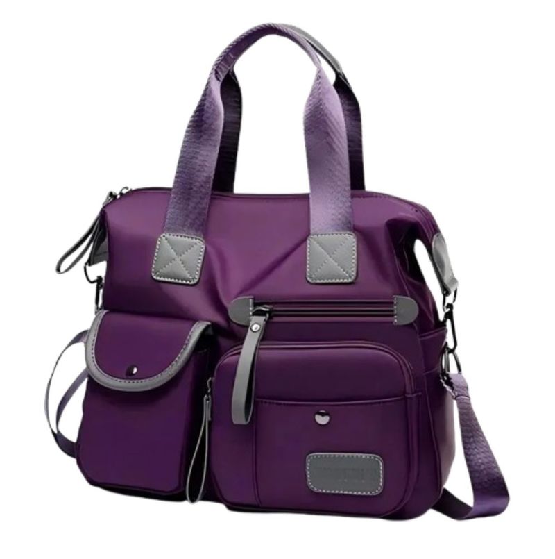 Bolsa Bandolera para Mujer, Impermeable Color Morado
