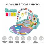 Gimnasio para Bebé Musical Color Morado/Azul