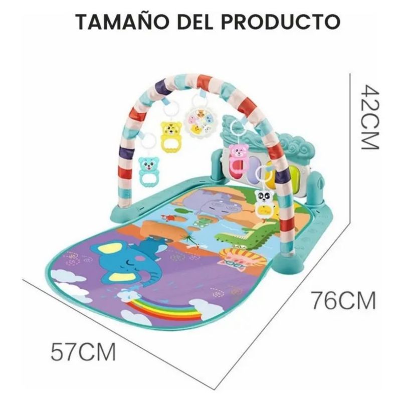 Gimnasio para Bebé Musical Color Morado/Azul