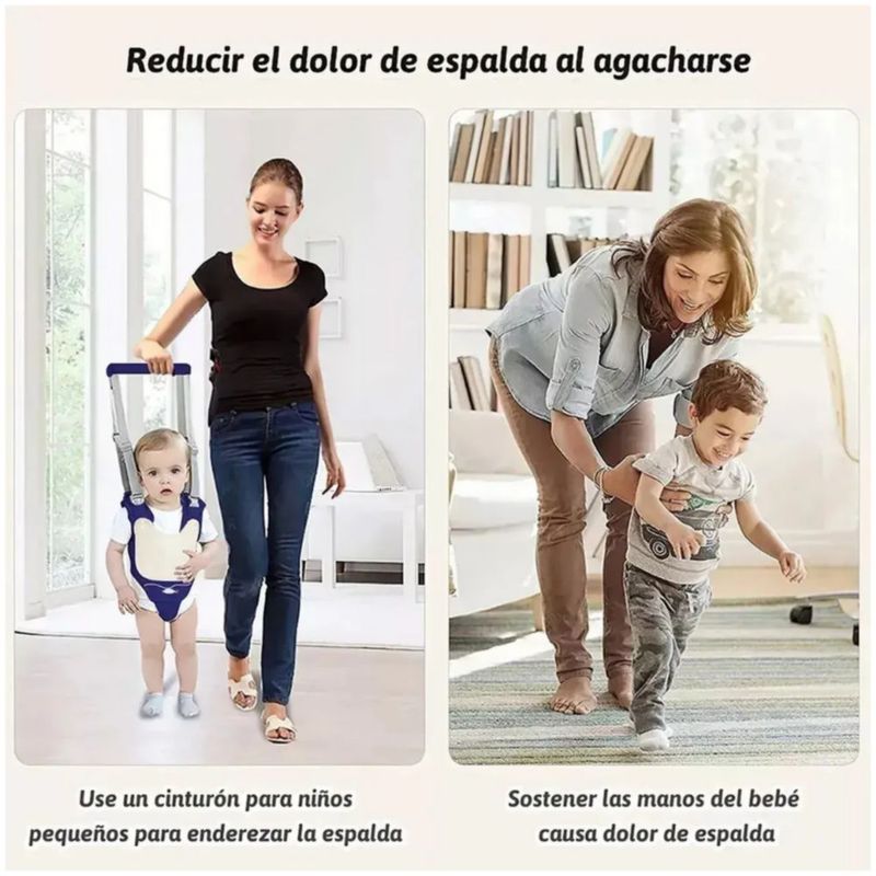 Arnés De Seguridad Para 6-36 Meses Caminar Respirable Bebes, Color Azul Rey Oso