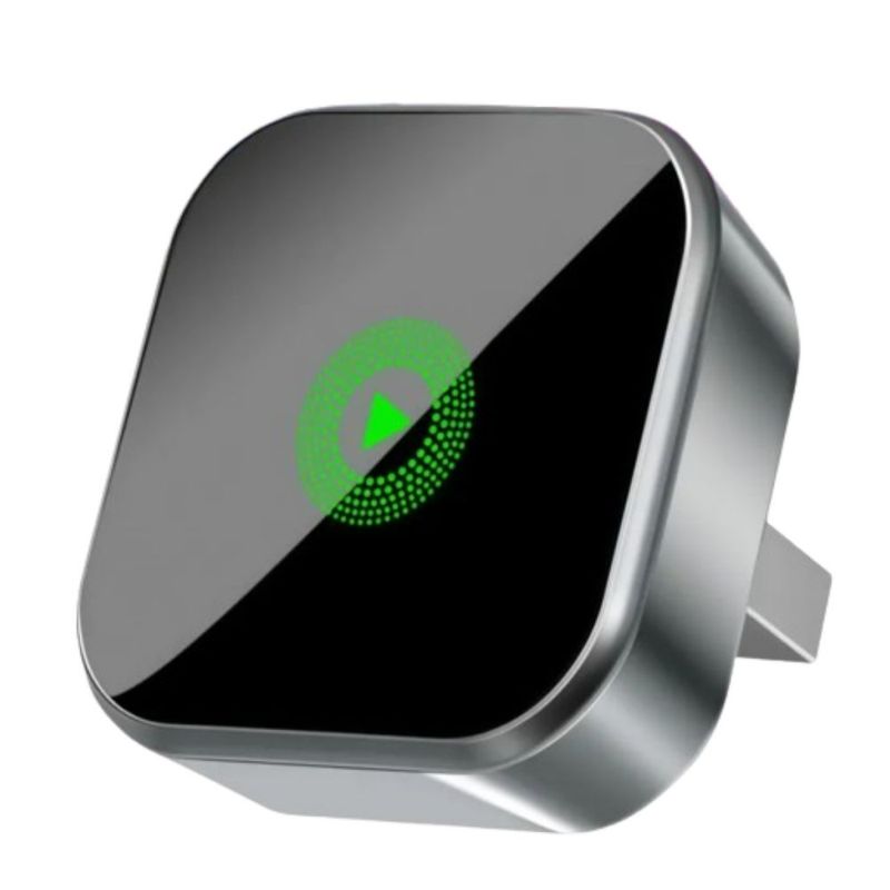 Adaptador Inalámbrico Carplay Y Android Auto 2en1 Mini, Color Gris