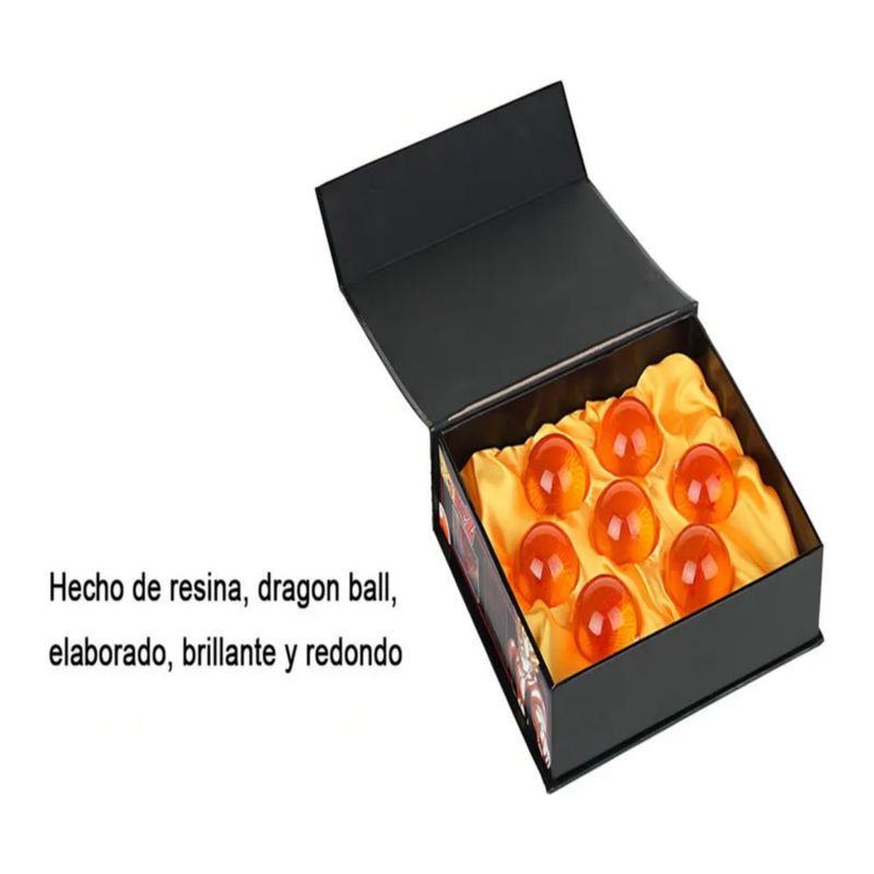Esferas Del Dragón Caja De 7 Esferas De Dragon Ball Z, Color Amarillo