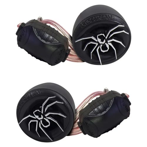 Bocinas para Auntomovil Super Tweeter Araña, Color Negro