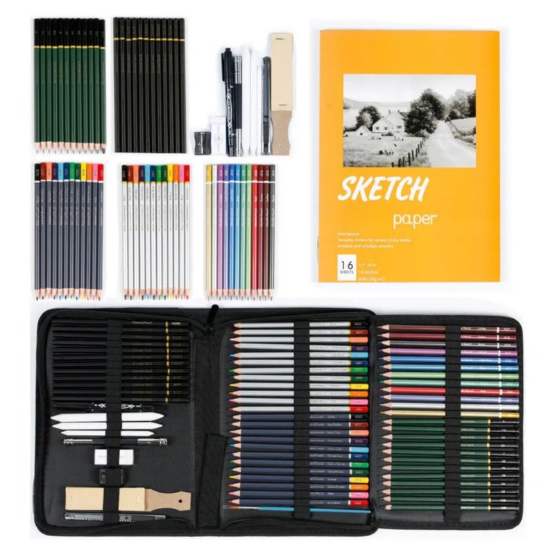Kit de Dibujo y Arte de 72 Piezas Multicolor