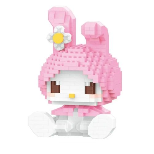 Mini Bloques Armables Kuromi Color Rosa