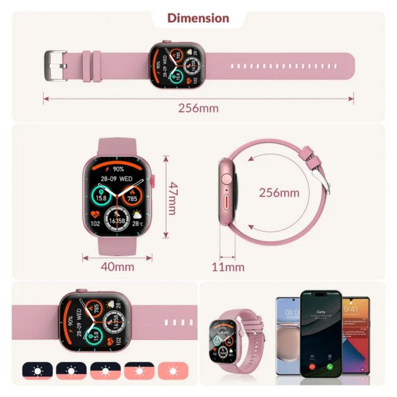 Smartwatch Deportivo multifunción Color Rosa