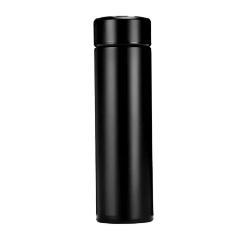 Termo Digital 500ml De Acero Inoxidable Color Negro
