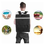 Mochila Térmica Multifuncional Delivery  Color Negro