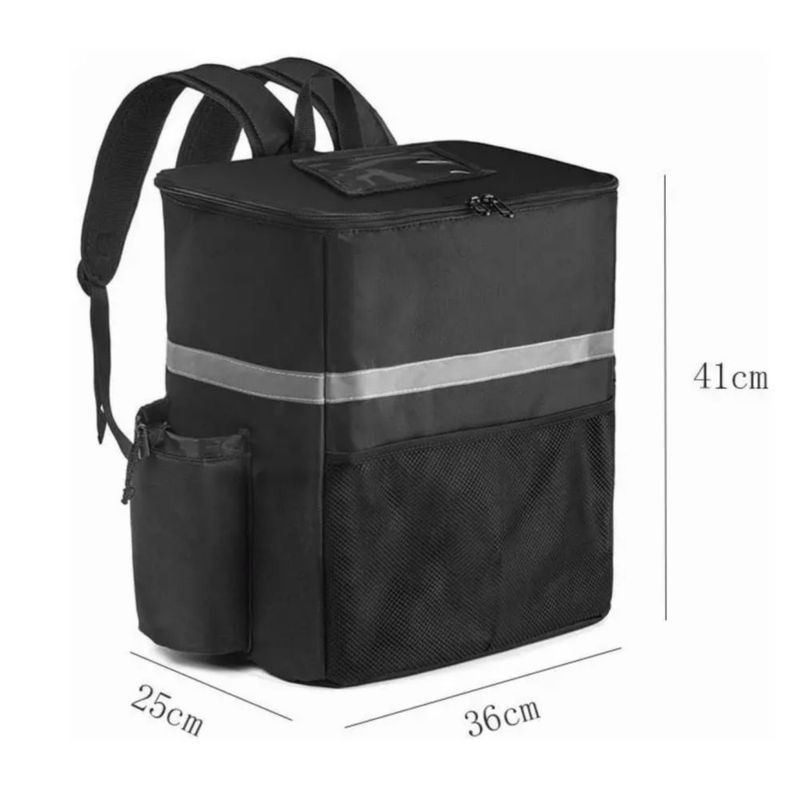Mochila Térmica Multifuncional Delivery  Color Negro