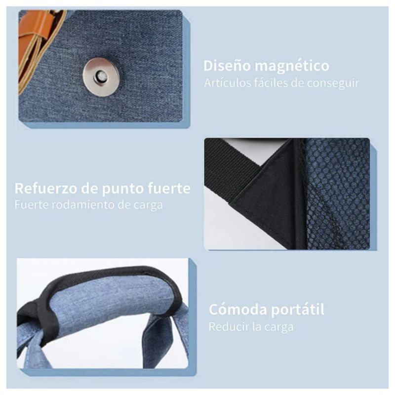 Mochila Transportadora Para Mascotas Transpirable  Color Azul