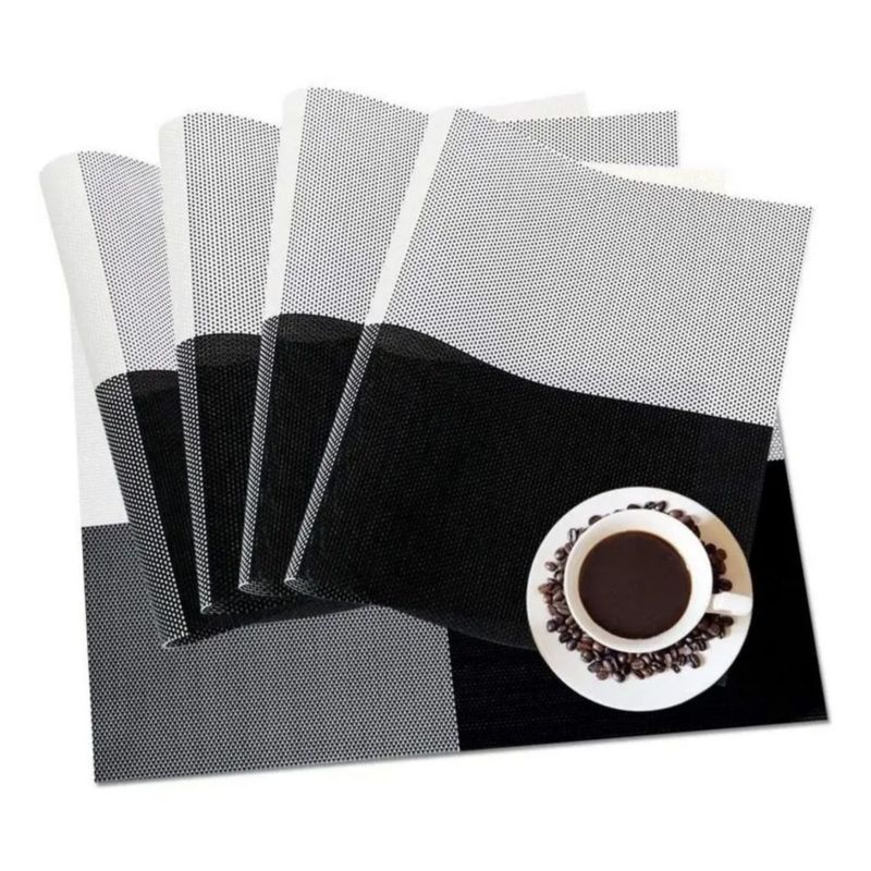 8 Manteles Individuales Lavable Antideslizante Multicolor